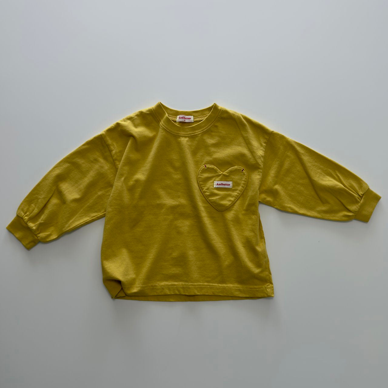 Toddler F26 Heart Pocket Long Sleeve Top (3-10y) - 3 Colors