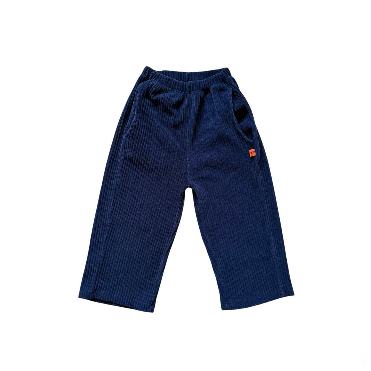 Kids SP26 Ribbed Velour Pull-on Pants (2-7y) - 2 Colors