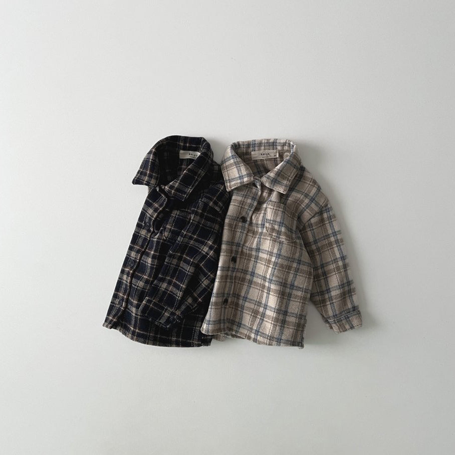 Toddler W24 Brushed Cotton Flannel Shirt (1-6y) - 2 Colors