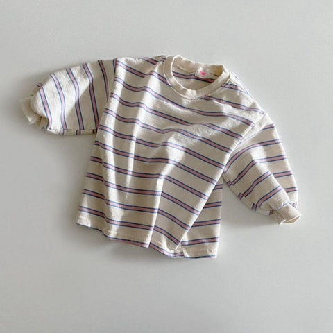 Toddler Stripe Tee (1-6y) - Pink Stripe