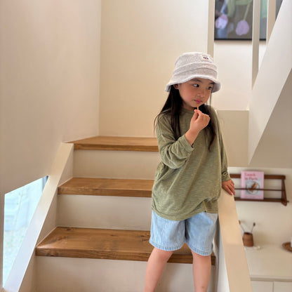 Toddler SS26 Loose Fit Summer Long Sleeve Top (1-7y) - 2 Colors - AT NOON STORE