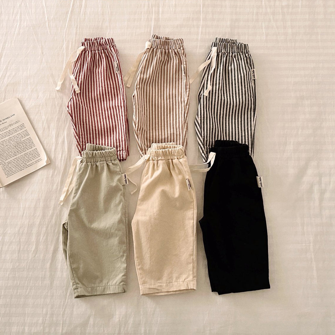 Baby SP26 Chino Drawstring Pull-On Pants (3-24m)- 6 Colors