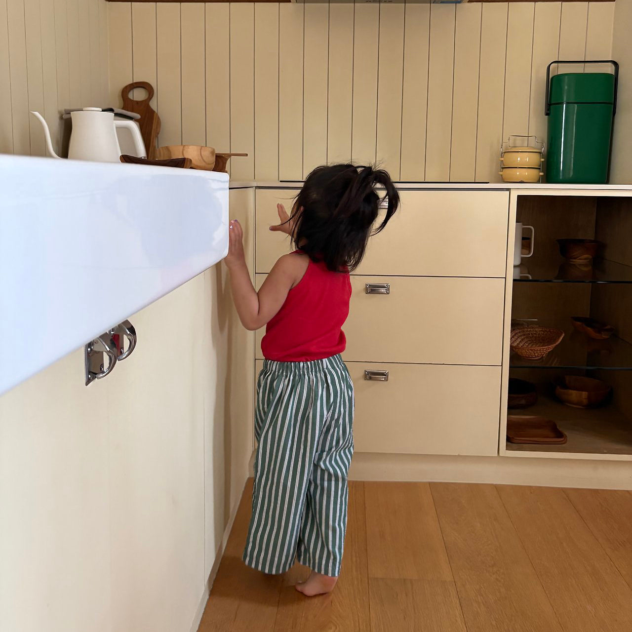 Toddler SS26 Ribbed Halter Tank Top (1-7y) - 4 Colors - AT NOON STORE