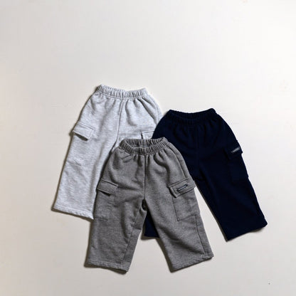Toddler SP26 Cargo Sweapants (10m-6y) - 3 Colors