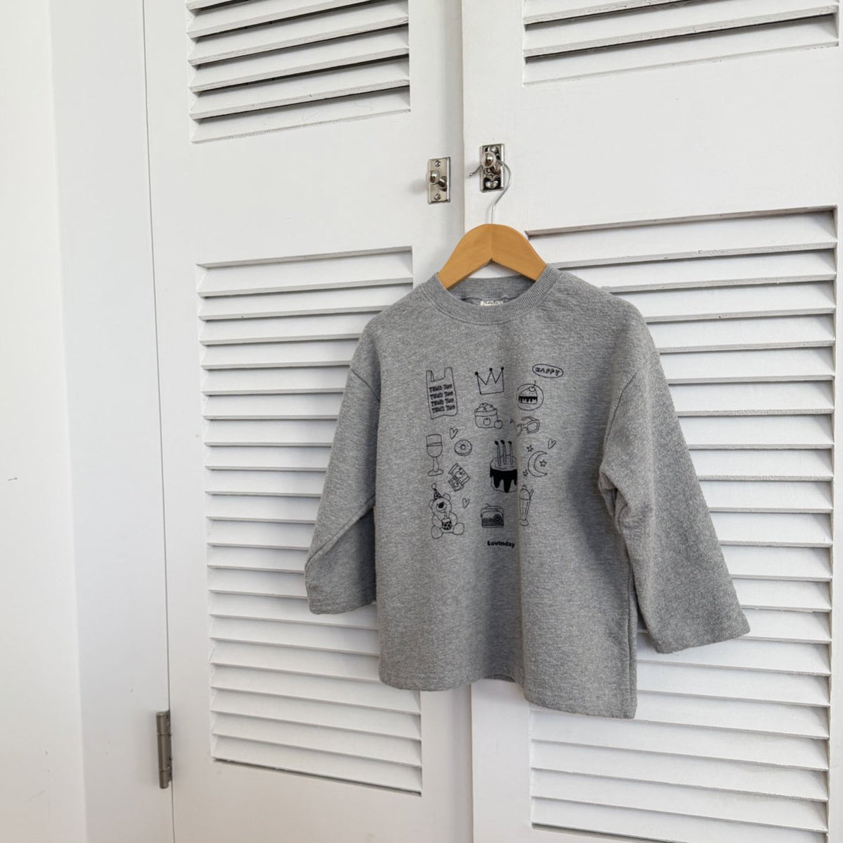 Toddler W25 Graphic Print Long Sleeve Top (1-7y) - 2 Colors