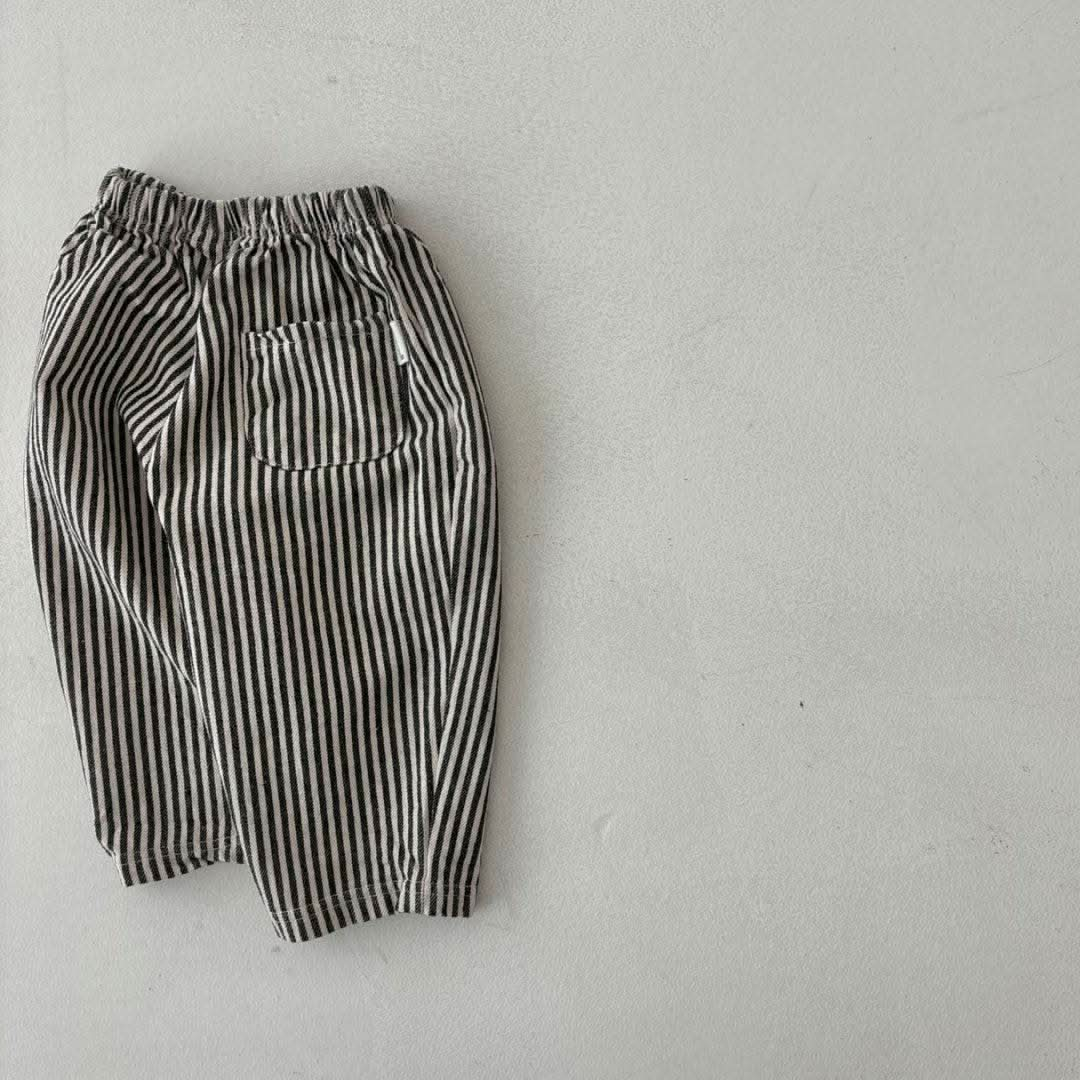 Toddler Land S25 Stripe Pull On Pants (1-6y) - 3 Colors - AT NOON STORE