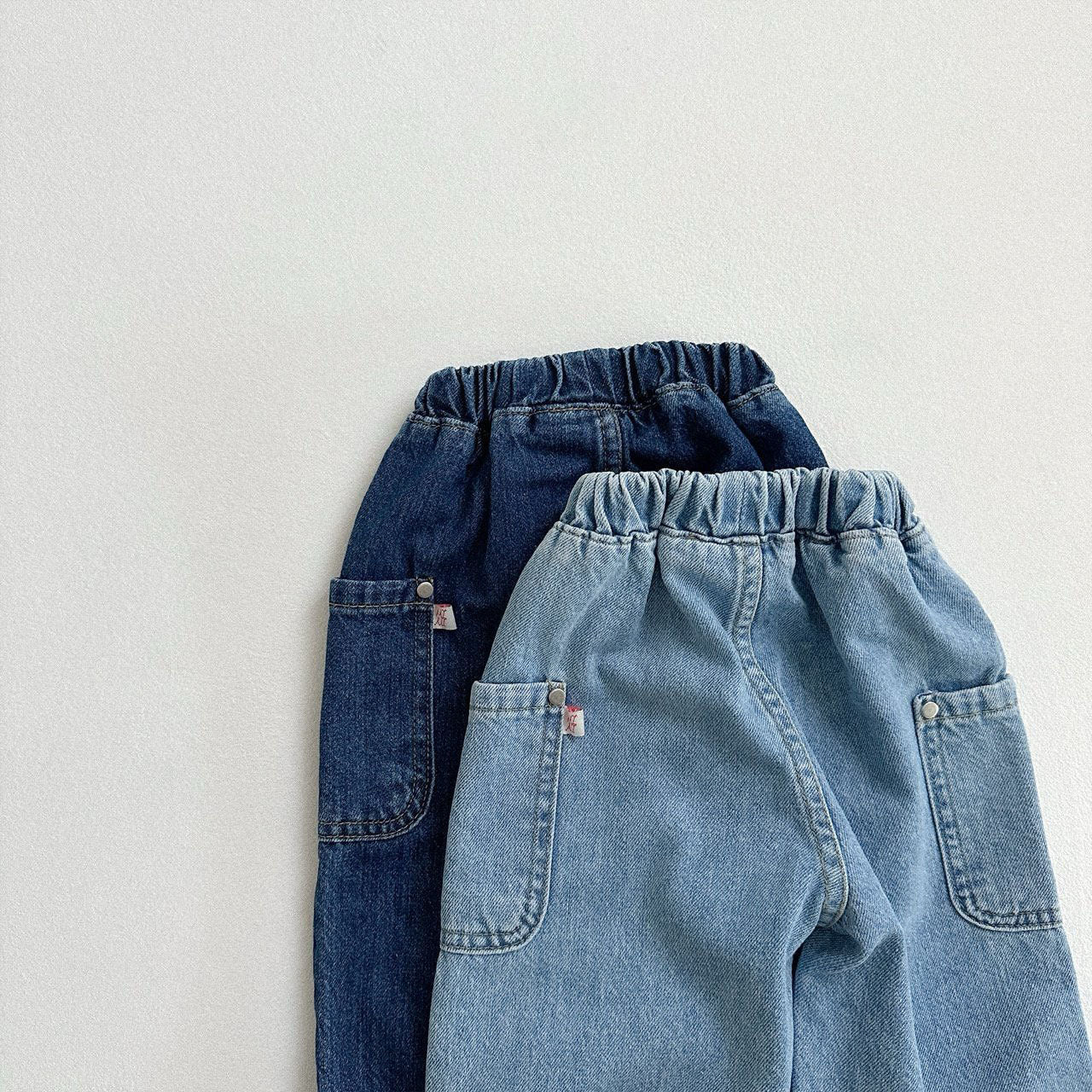 Toddler F25 Side Pocket Denim Pull-on Pants (10m-4y) - 2 Colors - AT NOON STORE