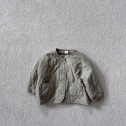 Toddler Bella F25 Quilted Pocket Jacket (1-6y) - 2 Colors