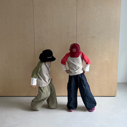 Toddler SP26 Wide Cargo Pants (3-7y) - 2 Colors