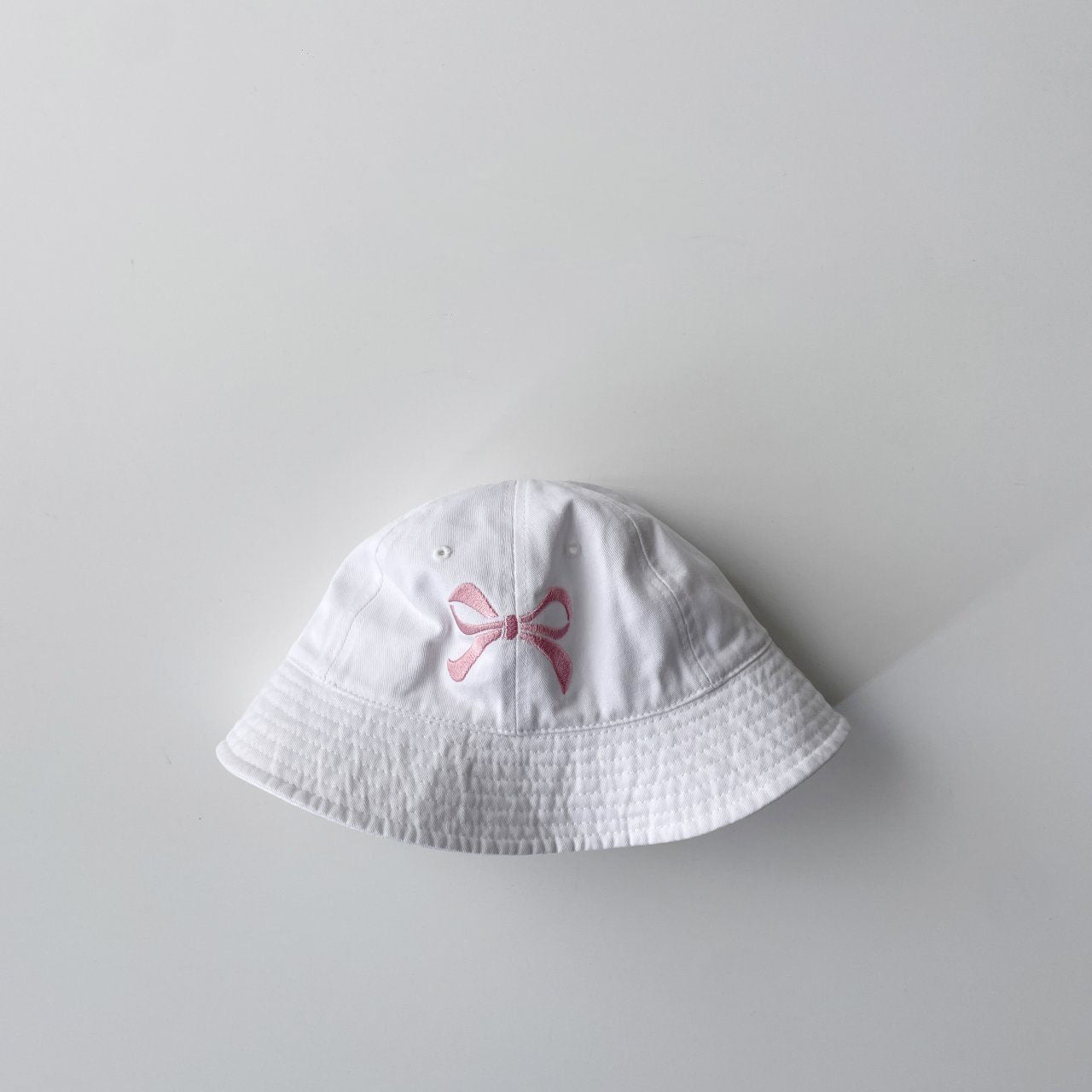 Toddler Bow Embroidery Bucket Hat (3-7y) - 5 Colors - AT NOON STORE