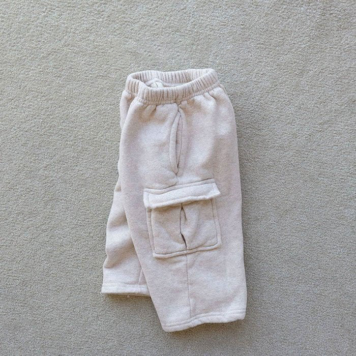 Toddler Brushed Cotton Cargo Pull On Pants  (15m-7y) -2 Colors