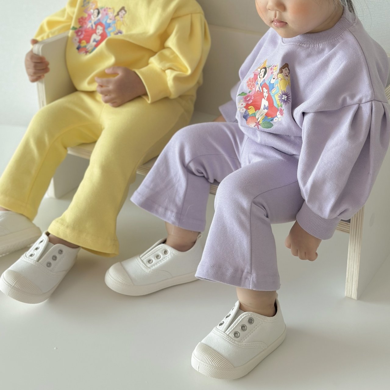 Toddler Disney Princess Sweatshirt and Flare Pants Set (1-6y) - 2 Colors