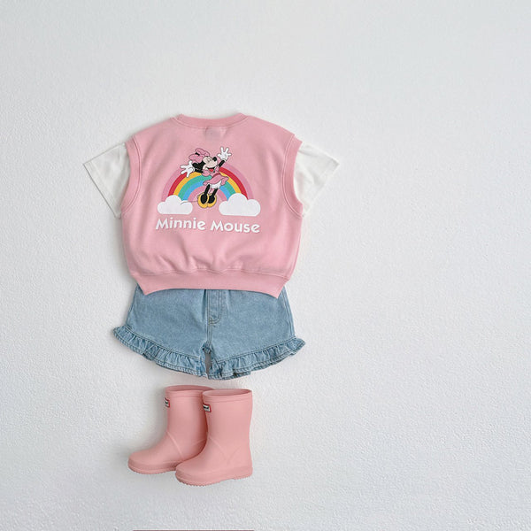 Toddler Frill Denim Shorts (1-6y) - Denim