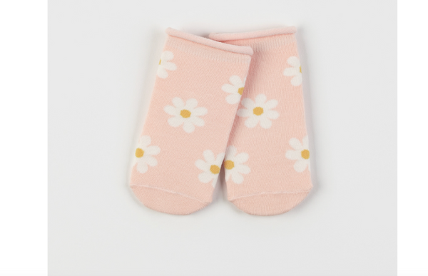 Baby Daisy Socks (0-4T) - Pink