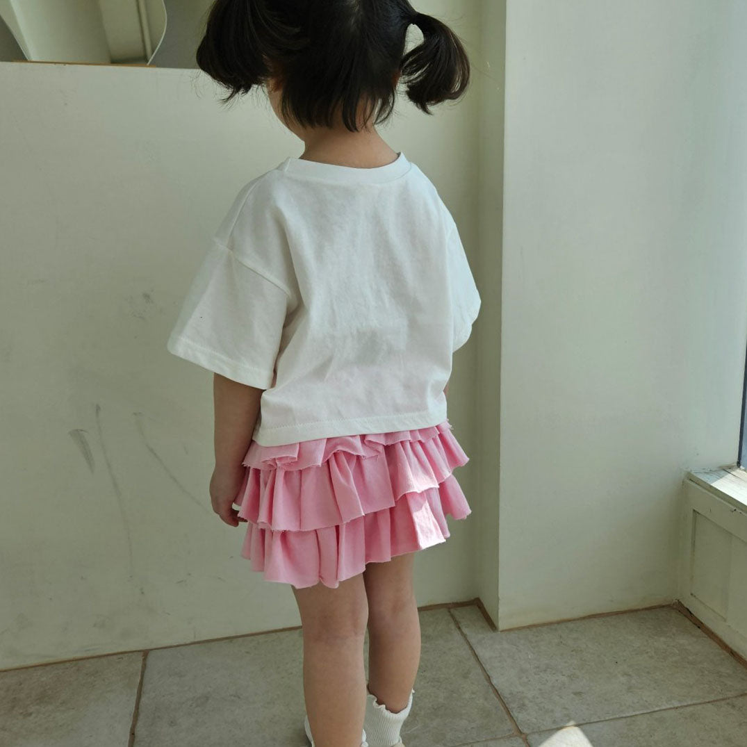 Toddler Ruffle Skirted Shorts (1-7y)- 2 Colors