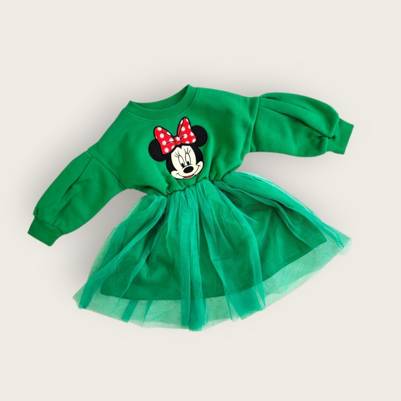 Toddler Disney Minnie Face Christmas Tutu Dress (1-6y) - 2 Colors