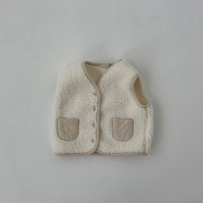 Baby Land W25 Sherpa Pocket Vest (4-18m) - 2 Colors