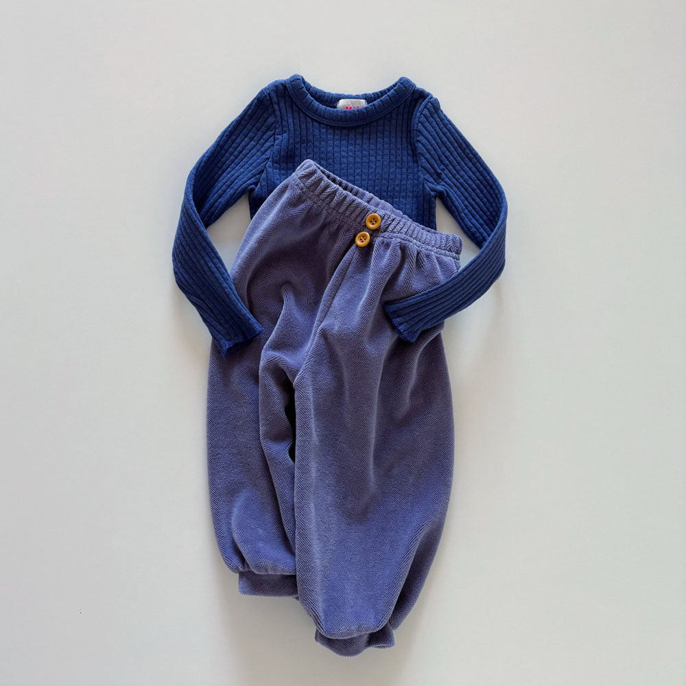 Toddler F26 Textured Long Sleeve Top (1-6y) - 5 Colors
