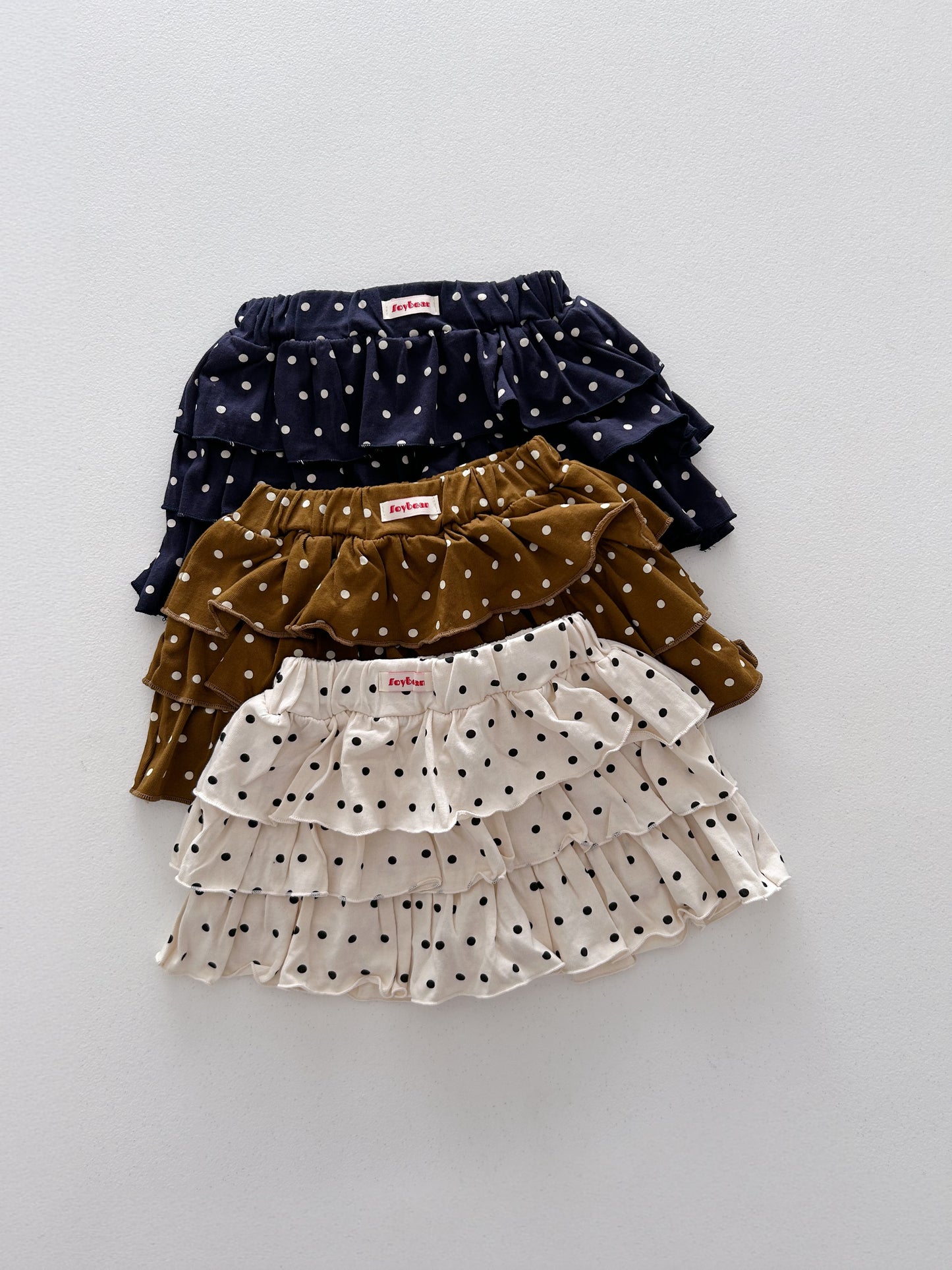 Kids Soy F26 Polka Dot Ruffle Skort (1-6y) - 3 Colors