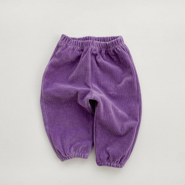 Toddler Ribbed Velvet Jogger Pants(1-5y) - 4 Colors - AT NOON STORE