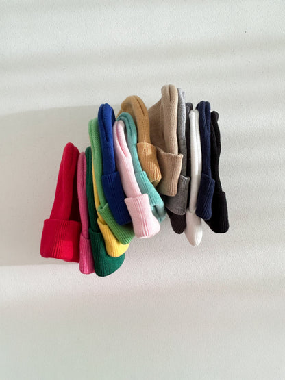 Toddler Cotton Beanie (1-3y) - 15 Colors