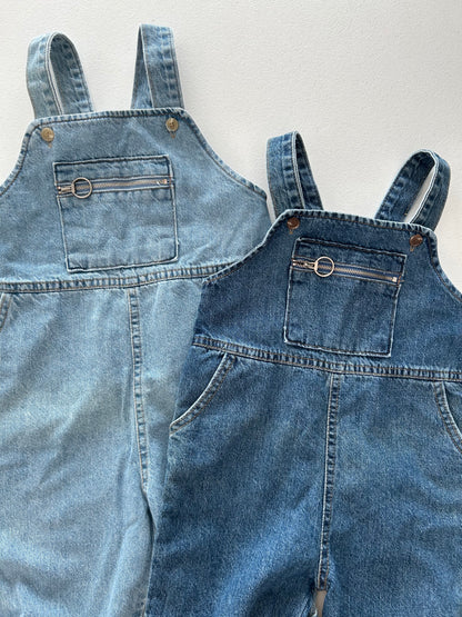 Toddler S25 Zip Kangaroo Pocket Overalls (10m-4y) - 2 Colors - AT NOON STORE