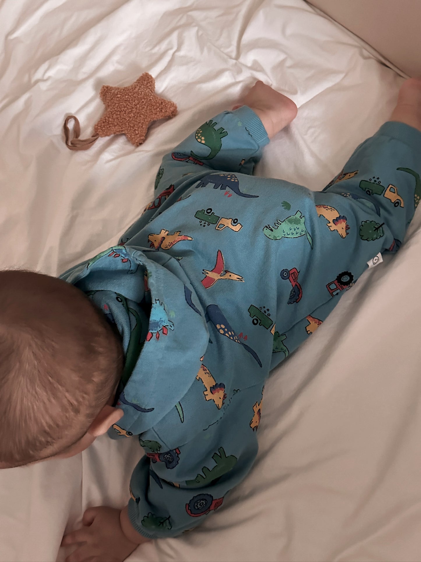 [At Noon Original] Baby Oversized Zip-Up Hoodie Jumpsuit (3m-4y)- Tie Dyed Multi - AT NOON STORE