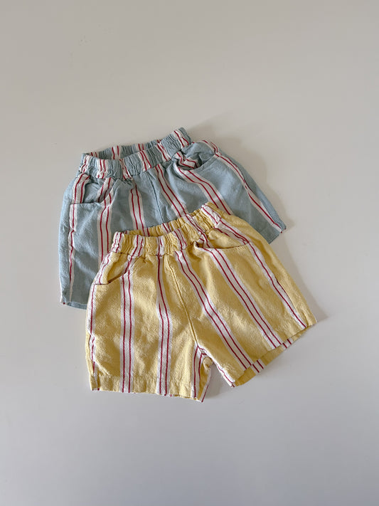 Toddler SS25 Stripe Comfy Shorts (1-6y) - 2 Colors