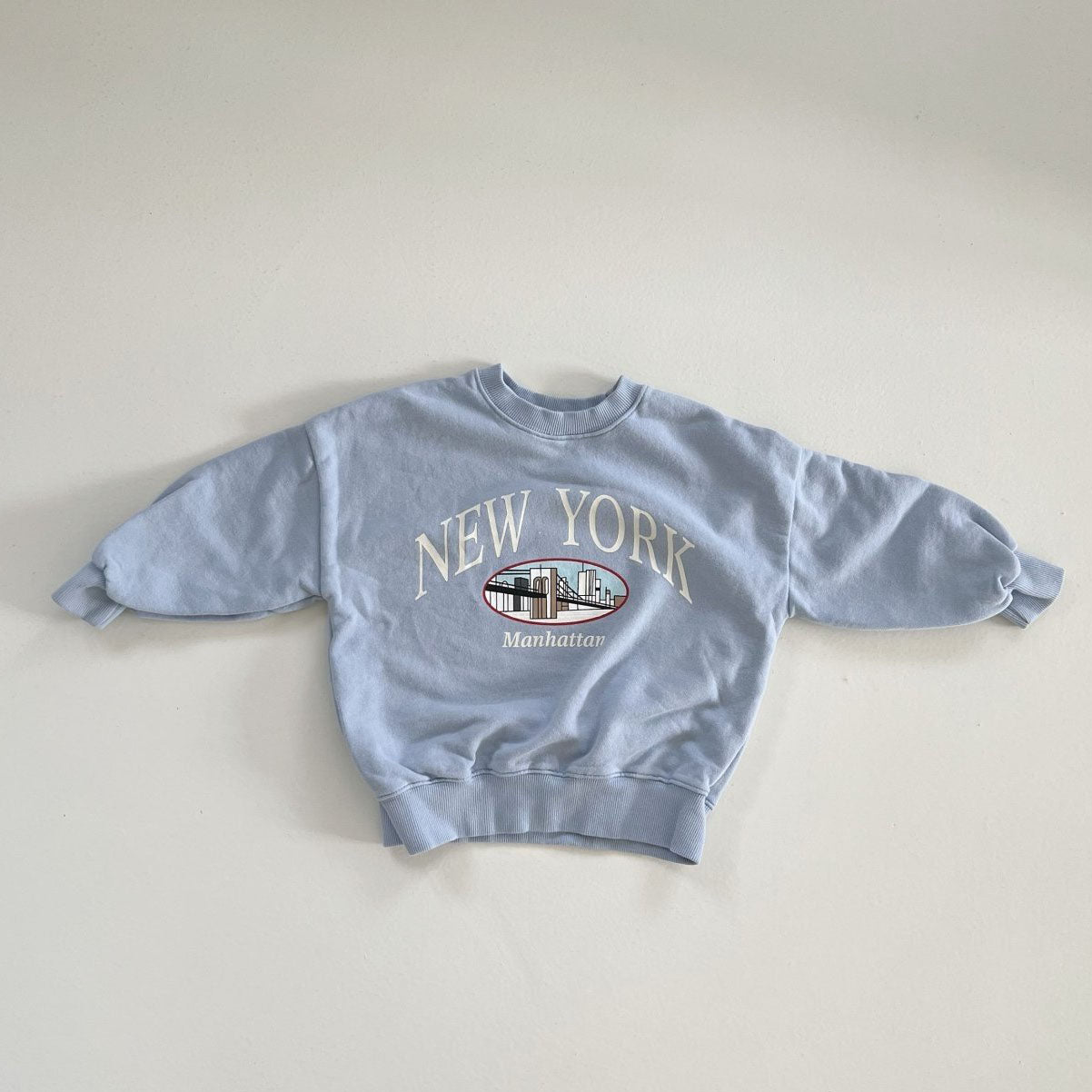 Toddler 'New York Manhattan' Long Sleeve Sweatshirt (2-7y) - 2 Colors