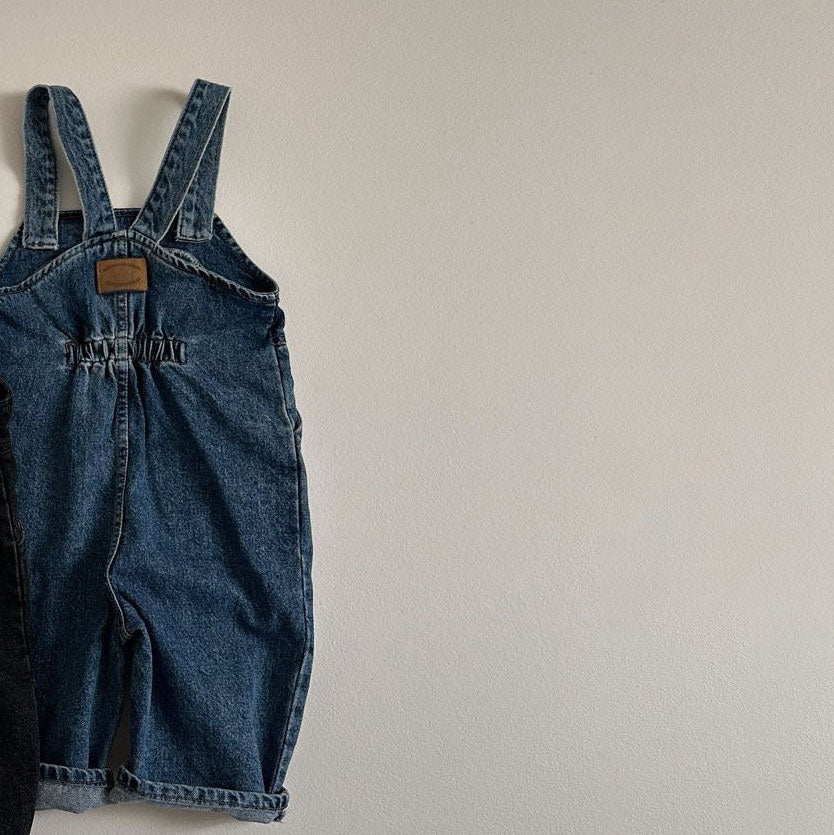 Toddler W24 Cozy Denim Overalls (10m-4y) - Denim