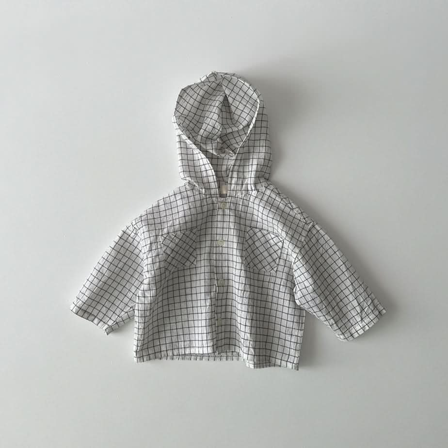 Toddler S25 Plaid Hooded Jacket (1-6y) - 2 Colors - AT NOON STORE