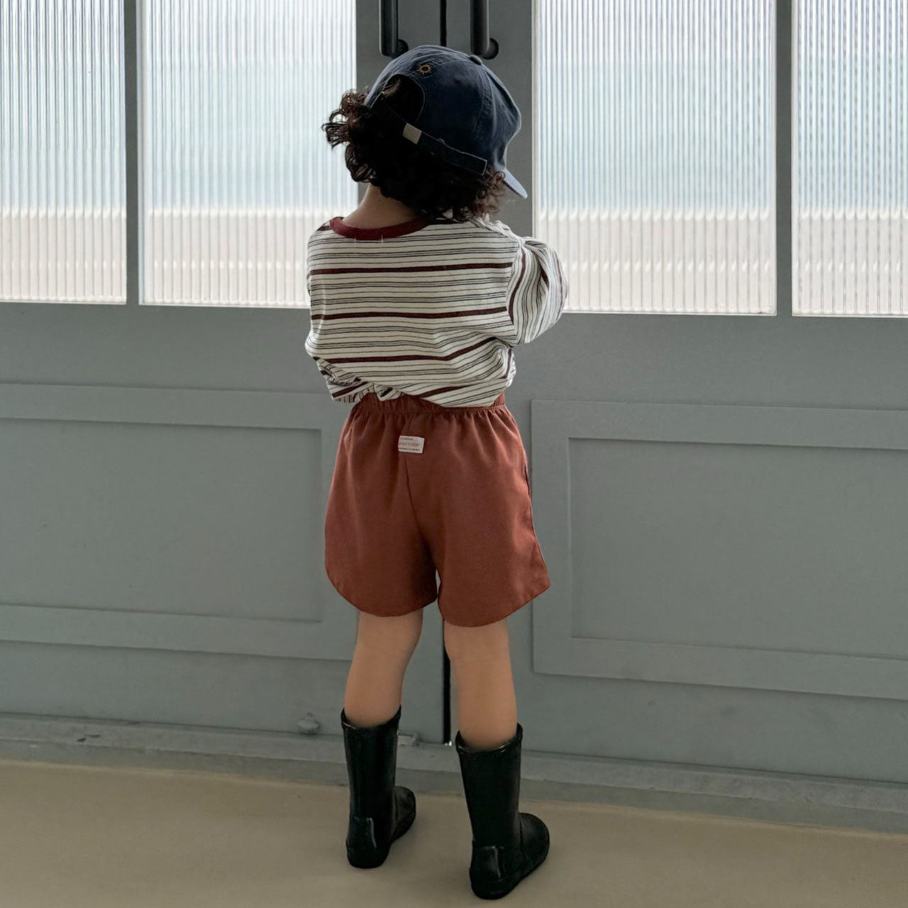 Kids SS25 Lined Tape Shorts (2-7y) - 2 Colors