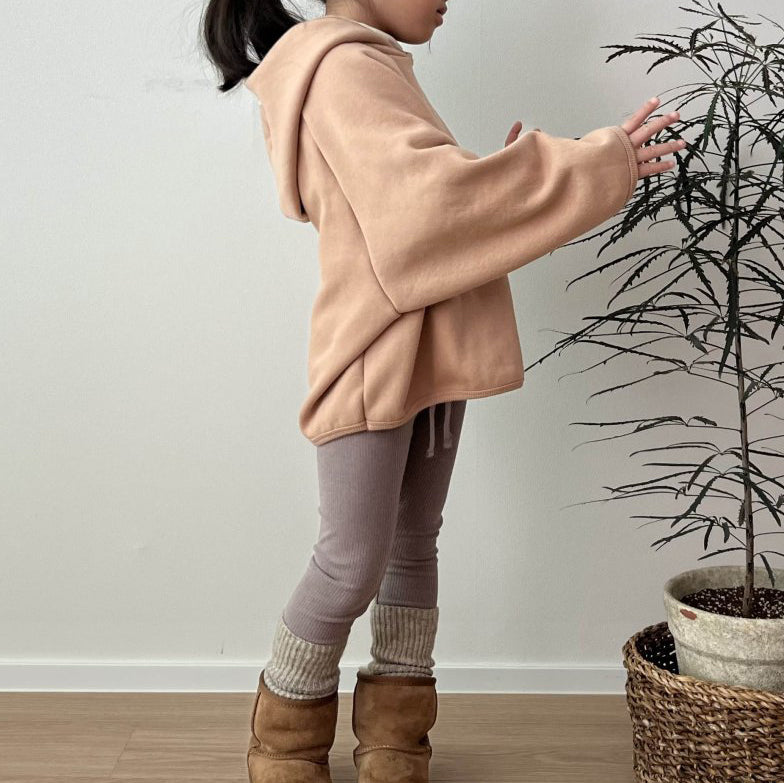 Kids W24 Comfy Loose Fit Hoodie (1-7y) - Peach