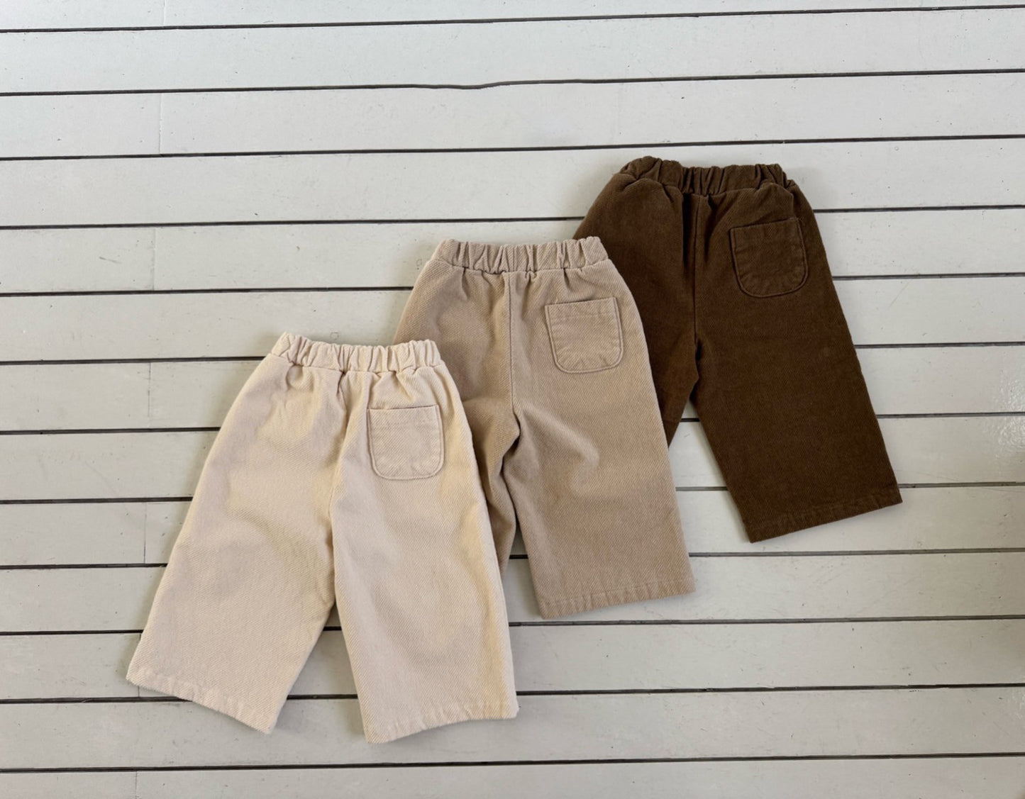 Kids W25 Basic Pull-on Pants (1-6y) - 3 Colors