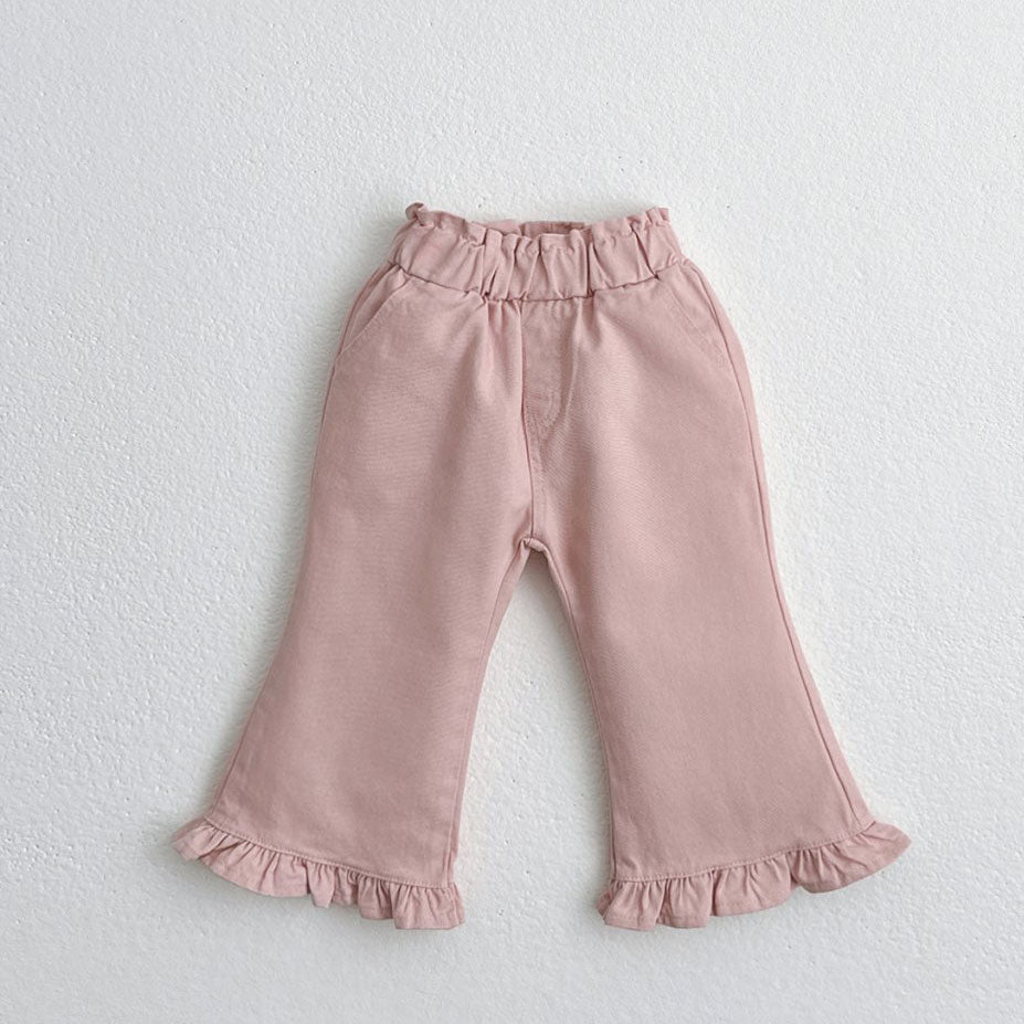 Toddler Frill Hem Pants (1-7y) - 2 Colors