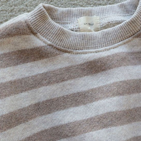 Toddler Soft Brushed Cotton Stripe Sweatshirt (15m-7y) -2 Colors