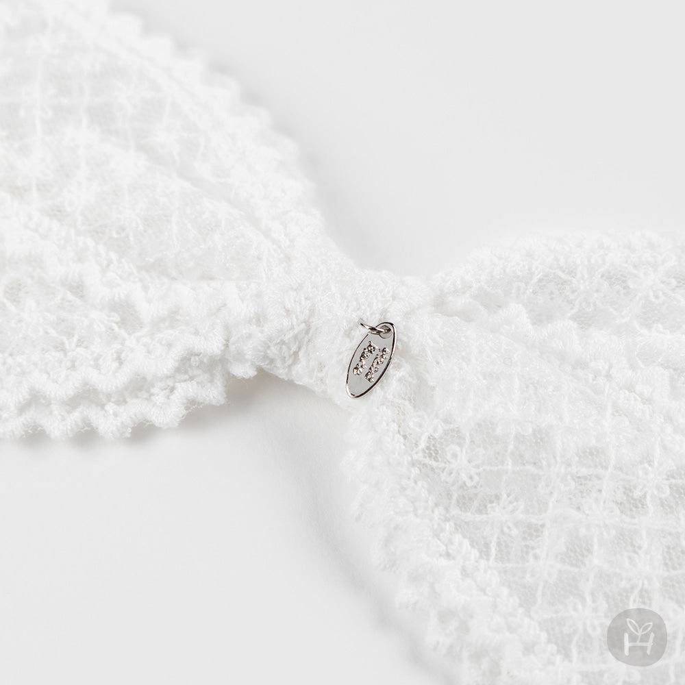 Baby Lace Headband (3-18m) - Ivory - AT NOON STORE