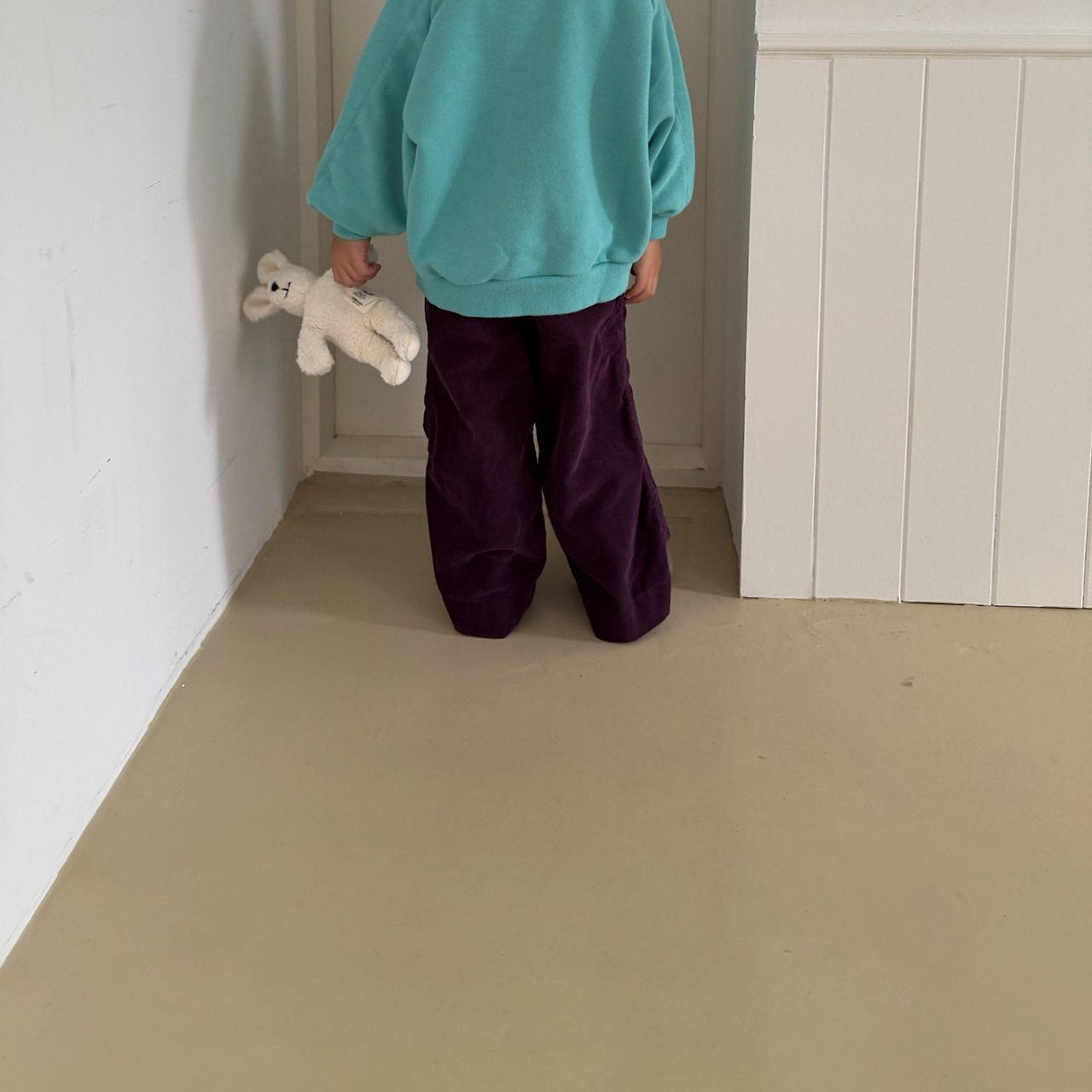 Kids F26 Patch Pocket Corduroy Pull-On Pants (2-8y) - 2 Colors