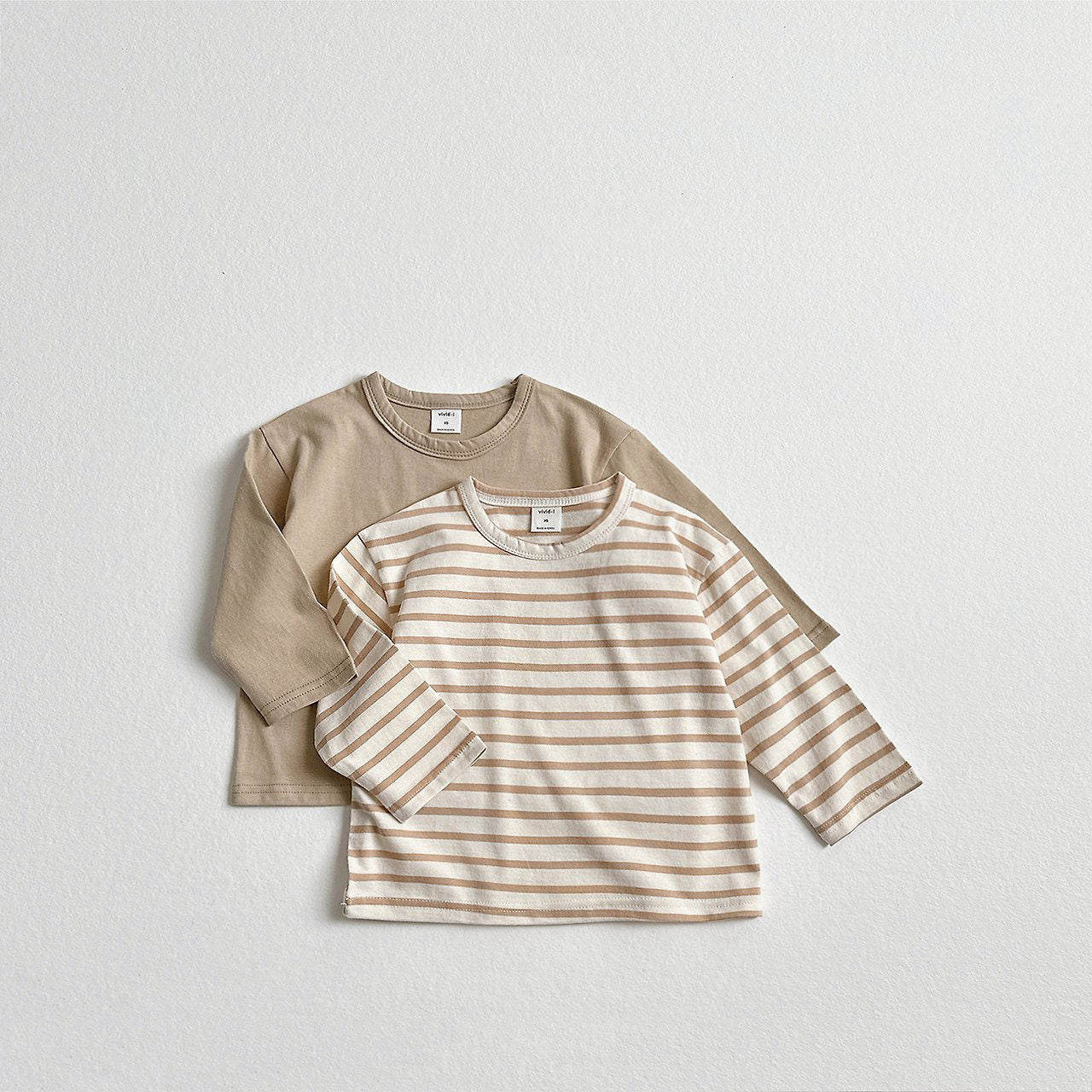 Toddler F26 2-Pack Crewneck Long Sleeve T-Shirt (2-9y) - 3 Colors