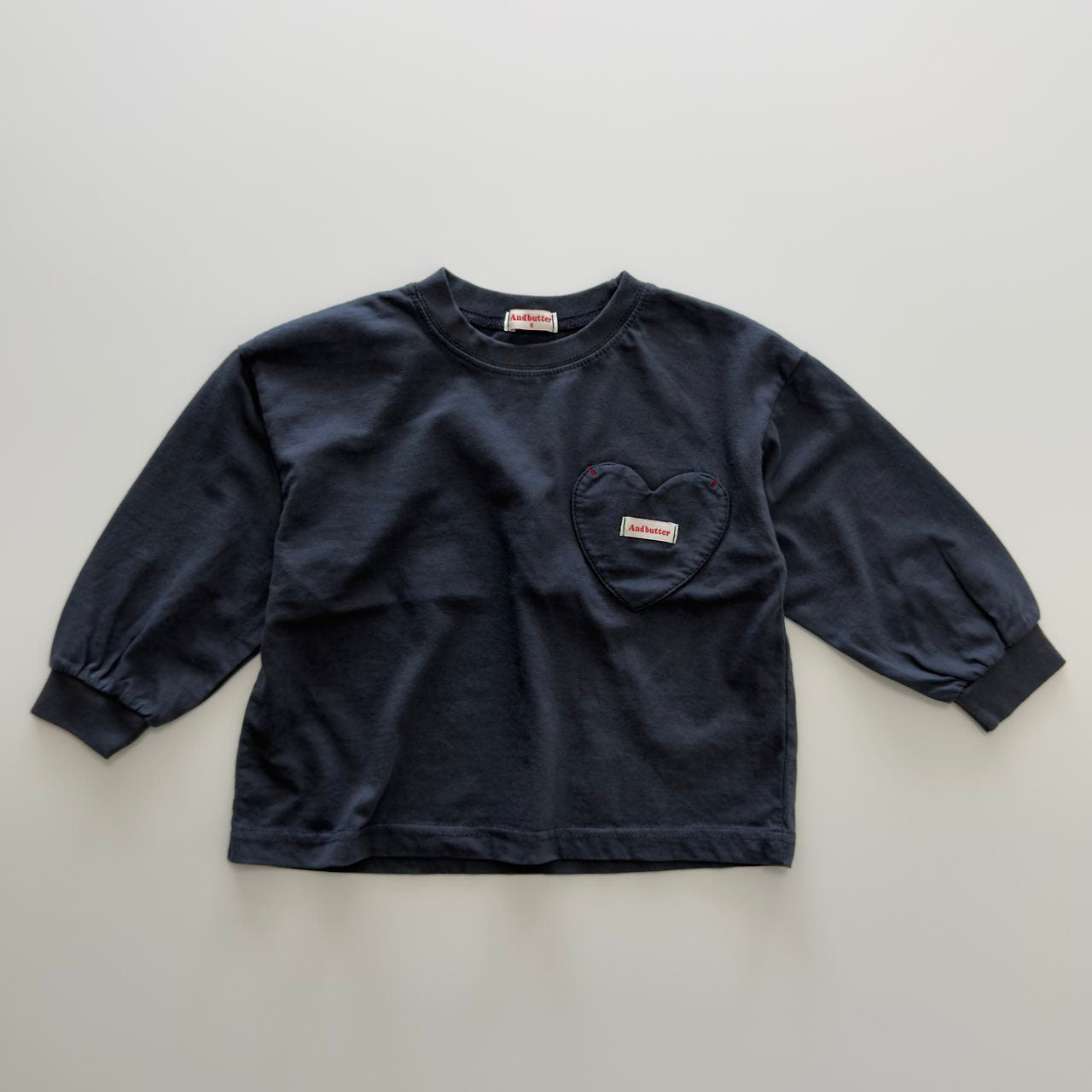 Toddler F26 Heart Pocket Long Sleeve Top (3-10y) - 3 Colors