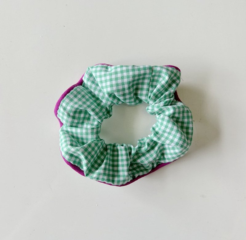 Girls Plaid Scrunchie - 4 Colors - AT NOON STORE