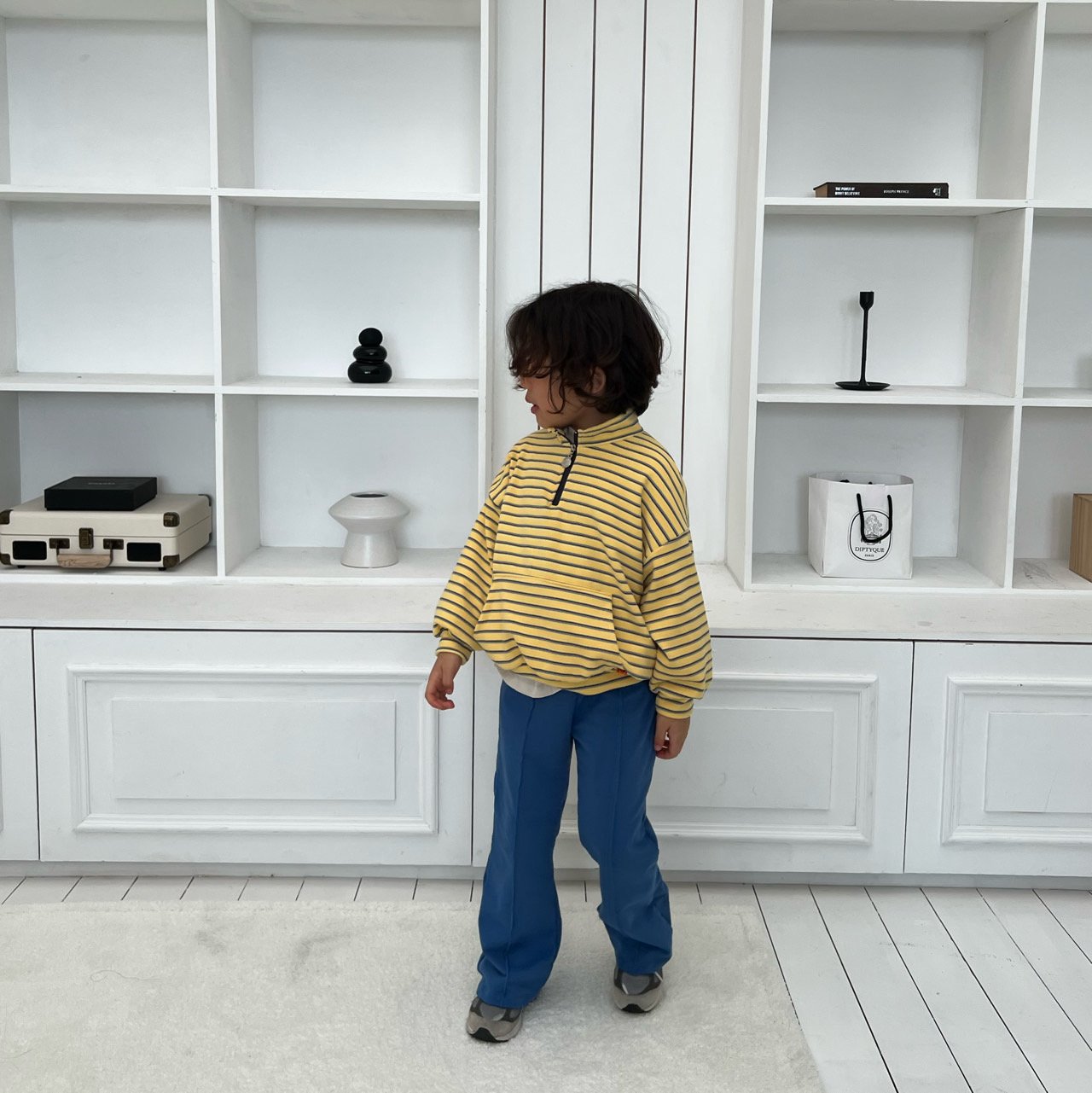 Kids SP26 Pin Tuck Pull-on Pants (2-7y) - 2 Colors