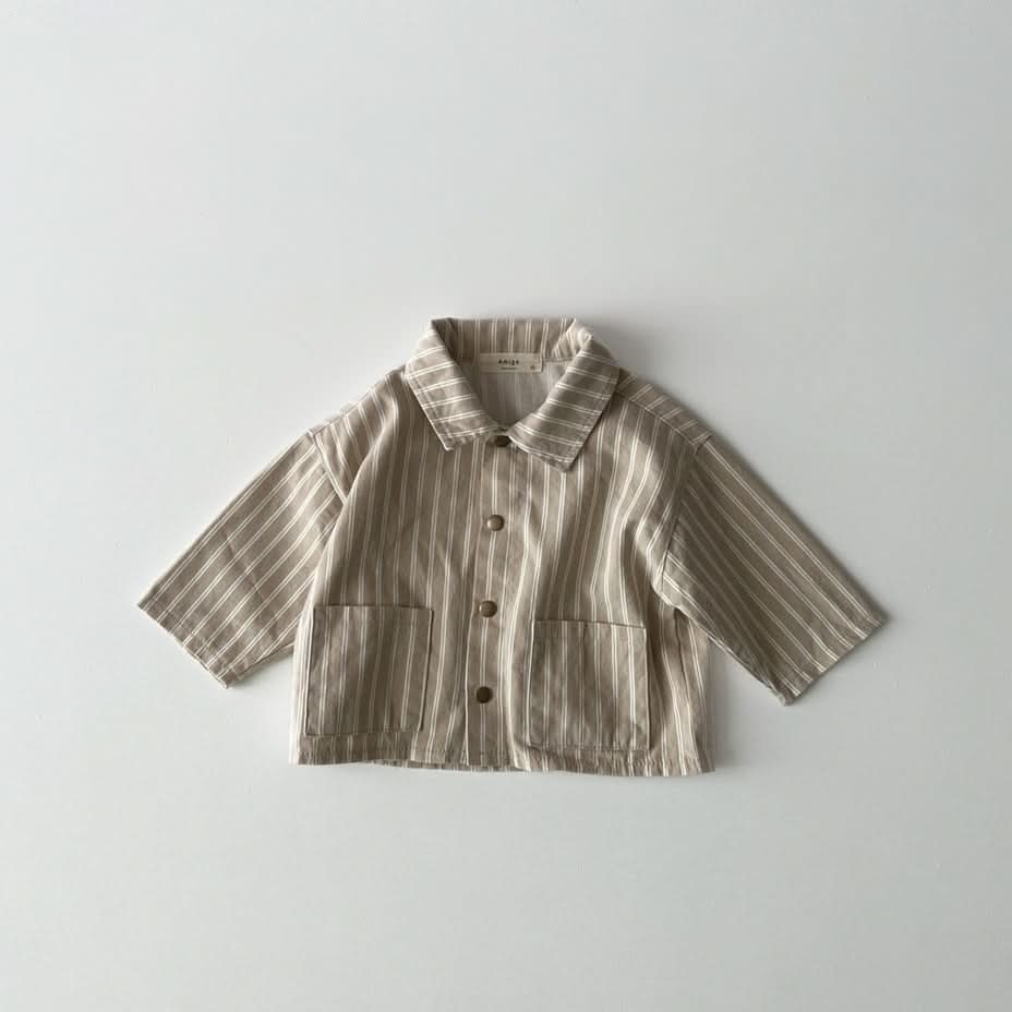 Toddler S25 Stripe Pocket Jacket (1-6y) - 2 Colors - AT NOON STORE