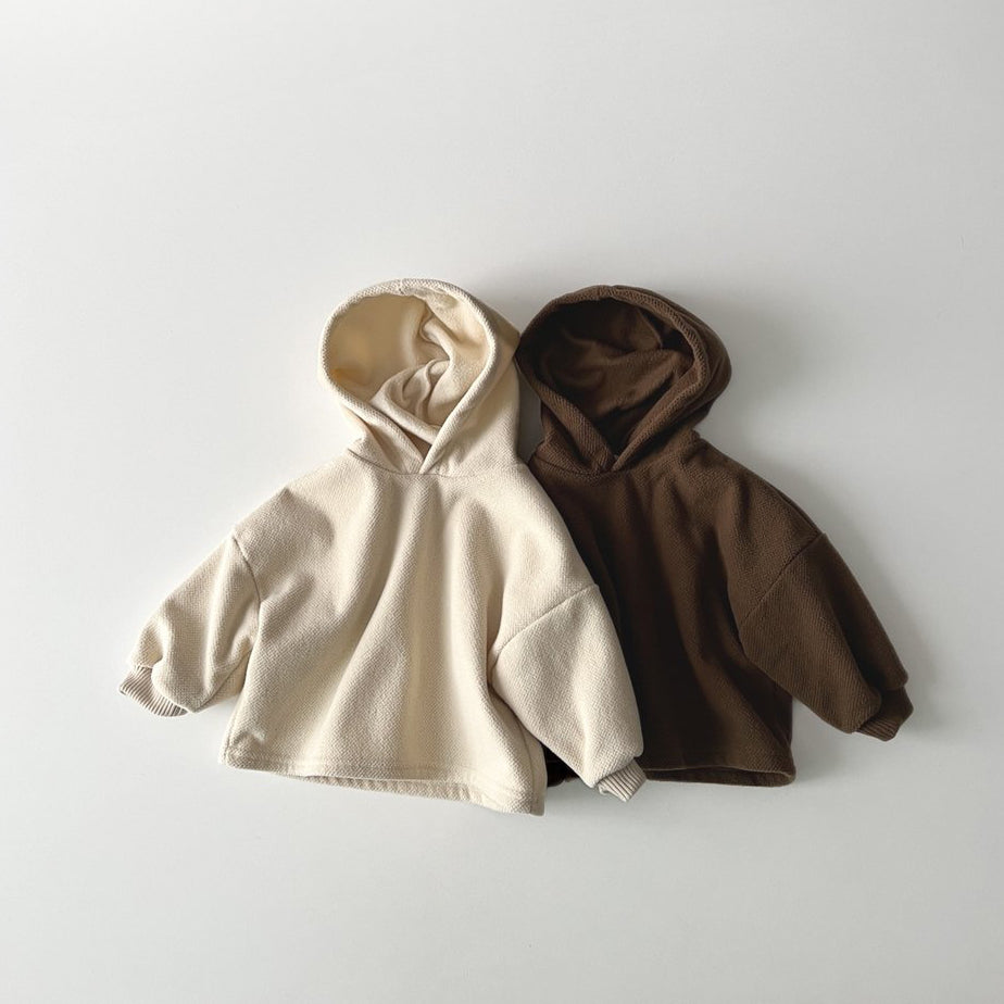 Toddler W24 Brushed Warm Textured Hoodie (1-6y) - 2 Colors