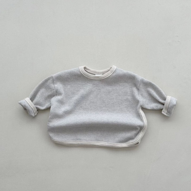 Baby S25 Curved Hem Waffle Top (3-18m) - 2 Colors