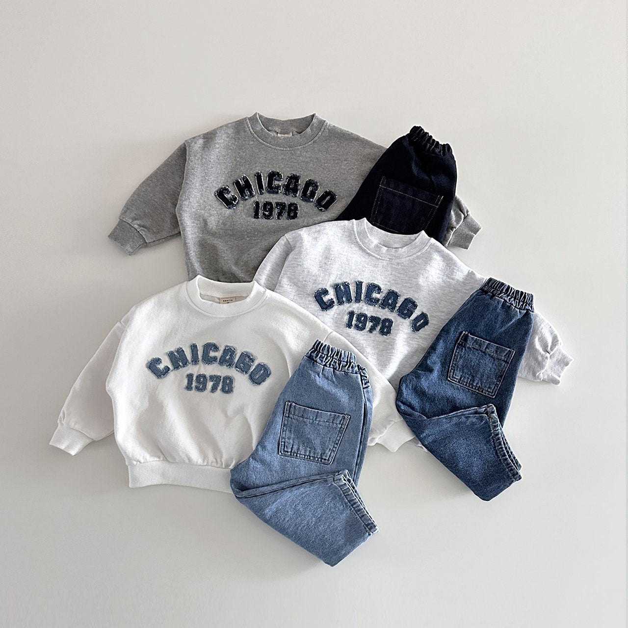 Toddler CHICAGO Sweatshirt (6m-6y) - 3 Colors - AT NOON STORE