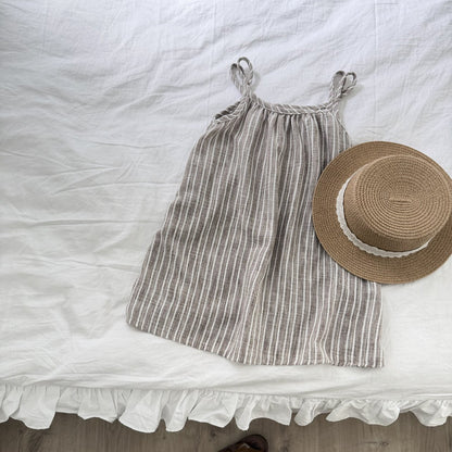 Toddler SS26 Stripe Double Strap Dress (1-7y) - 2 Colors - AT NOON STORE
