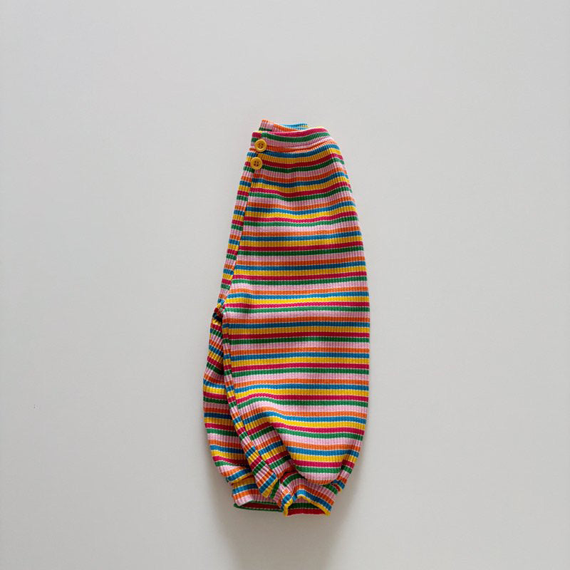 Toddler SP26 Multicolor Stripe Ribbed Jogger Pants (1-6y) - 2 Colors - AT NOON STORE