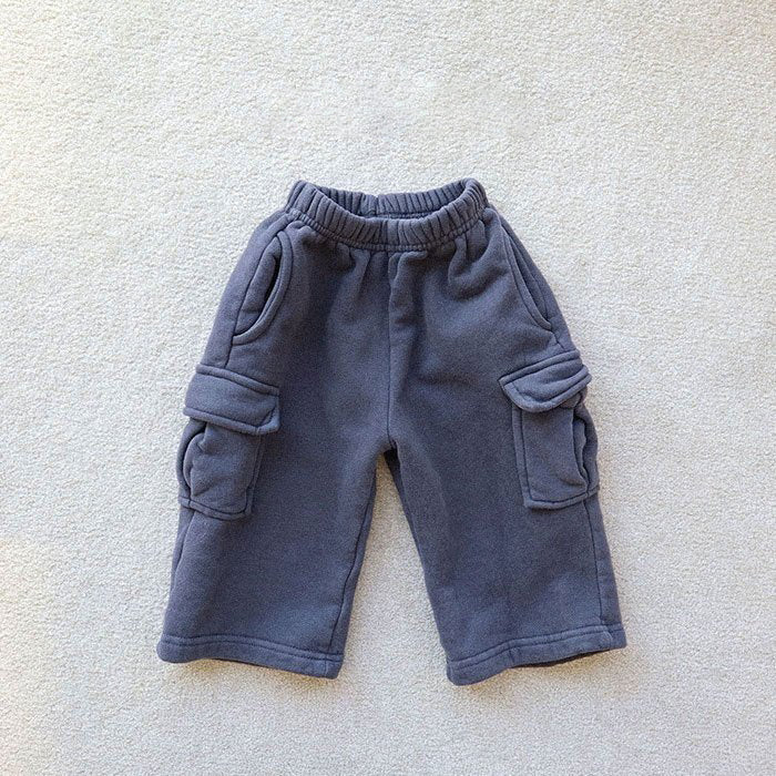 Toddler Brushed Cotton Cargo Pull On Pants  (15m-7y) -2 Colors