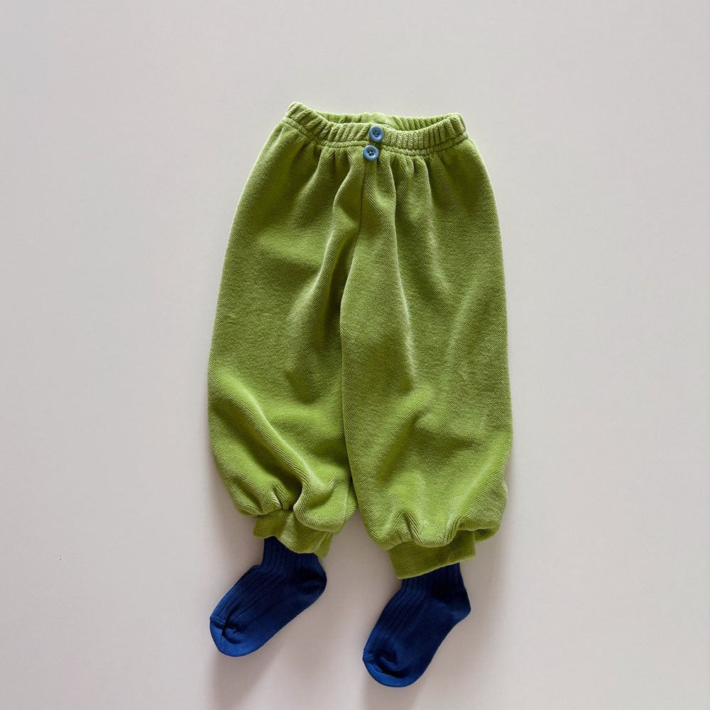 Toddler F26 Button Front Velour Jogger Pants  (1-6y) - 4 Colors